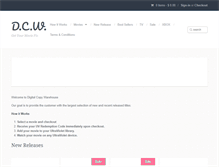 Tablet Screenshot of digitalcopywarehouse.com